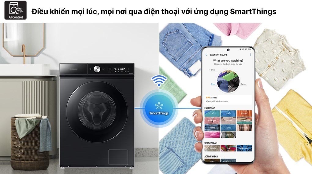 máy giặt samsung bespoke ai inverter 14 kg ww14bb944dgbsv