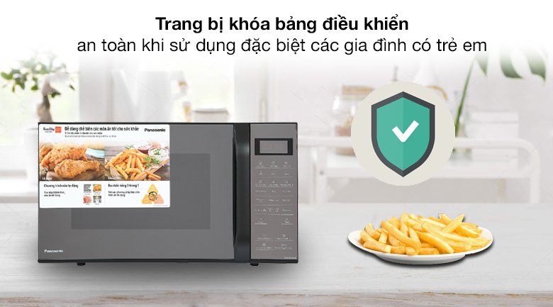 lò vi sóng có nướng panasonic nn-ct66mbyue 27 lít