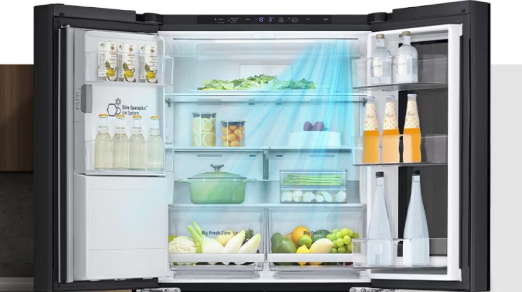 tủ lạnh lg inverter 508 lít multi door instaview lfi50blmai