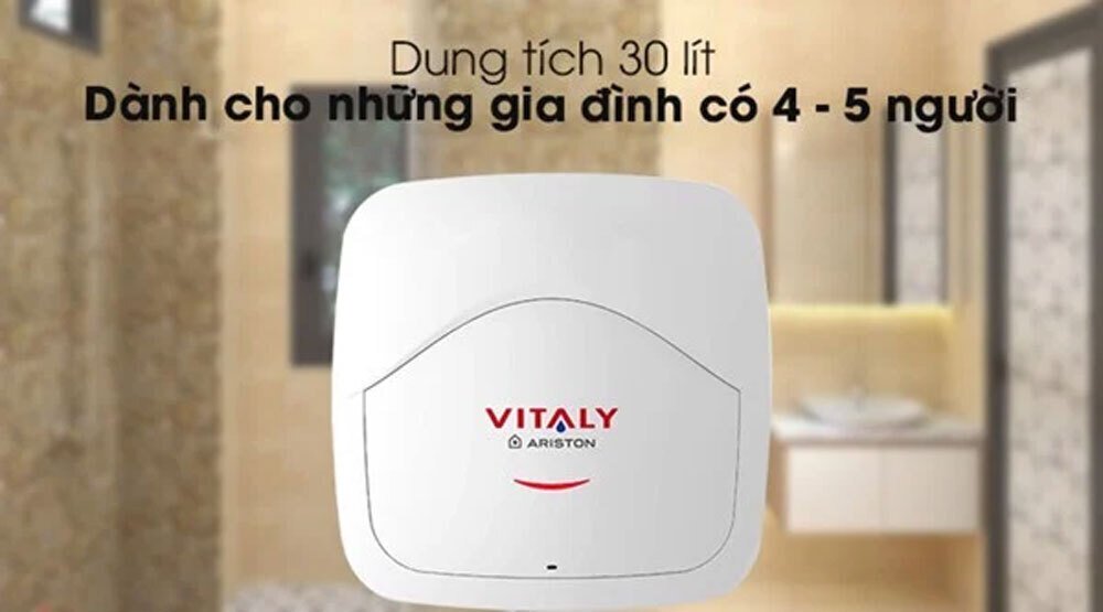 máy nước nóng gián tiếp ariston 30 lít vitaly 30