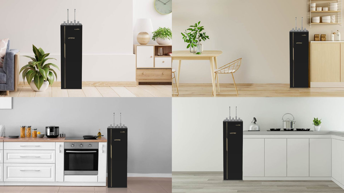 máy lọc nước nóng lạnh karofi 10 cấp lọc livotec 616