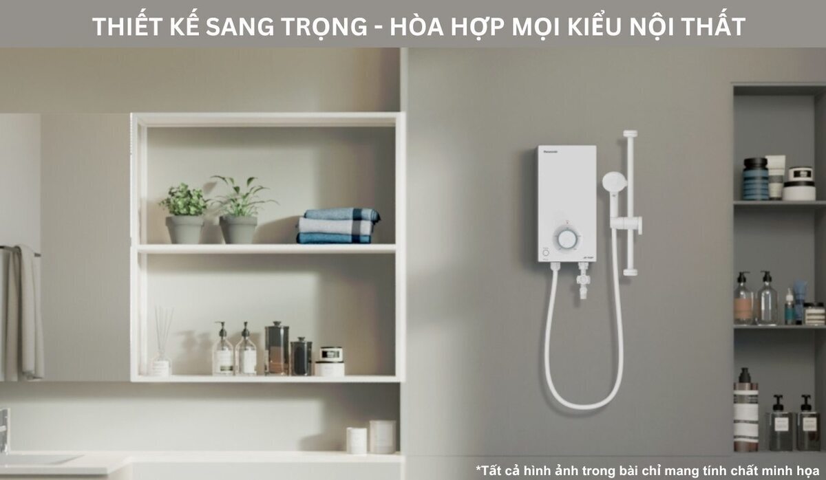 máy nước nóng trực tiếp panasonic dh-4vp1vw 4.5kw