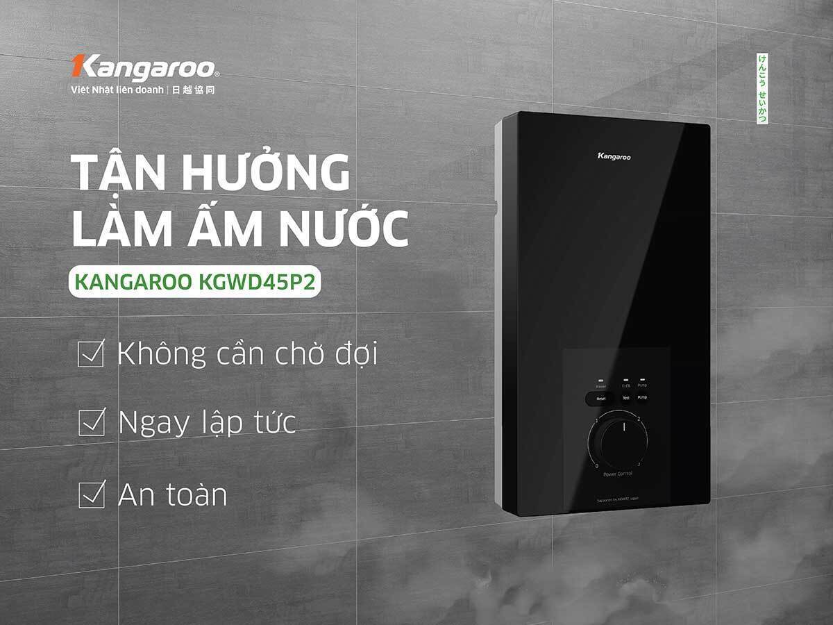 máy nước nóng trực tiếp kangaroo kgwd45p2