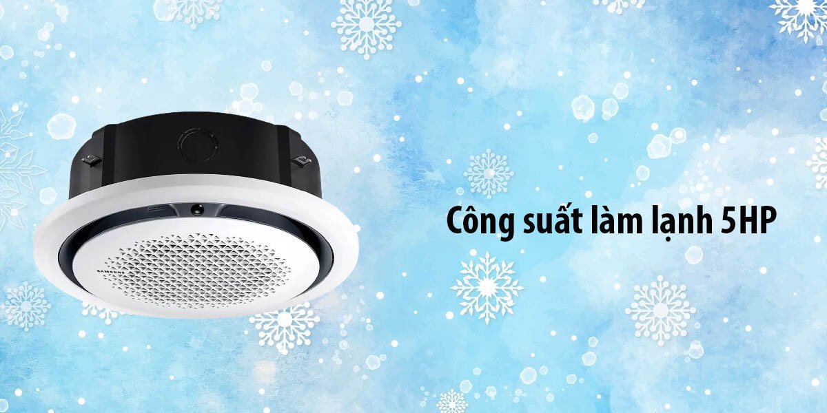 máy lạnh âm trần 360 độ samsung 5 hp inverter ac140tn4pkc/ea