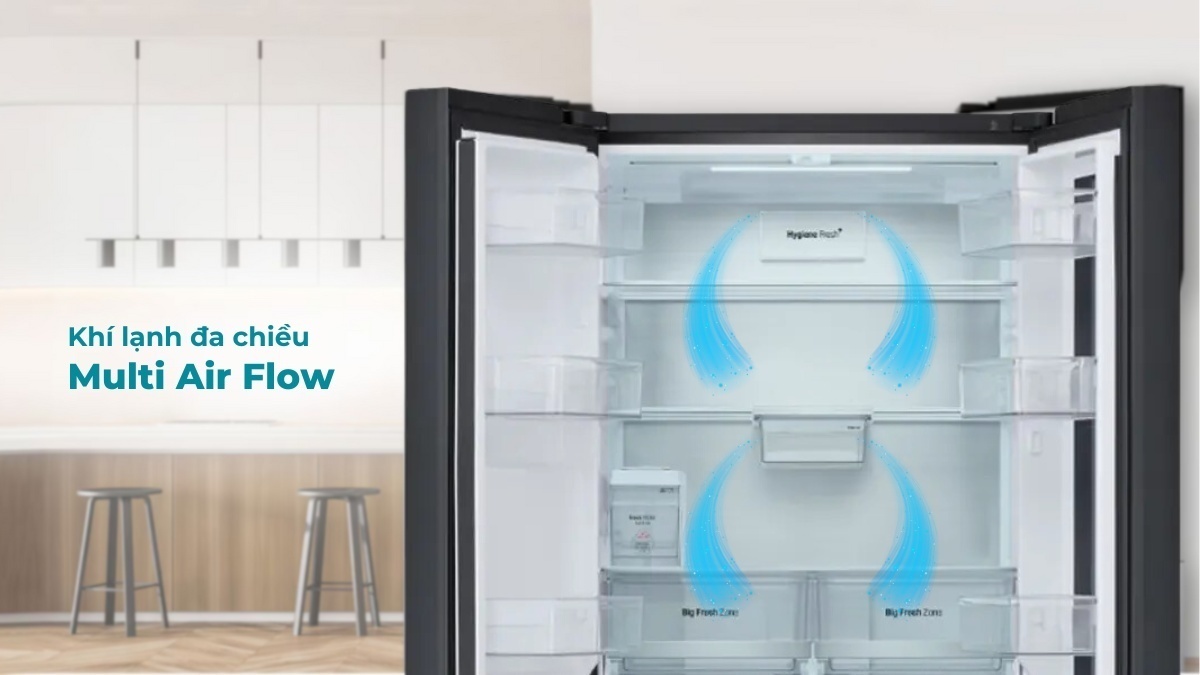 tủ lạnh lg inverter 677 lít lfd61blgai