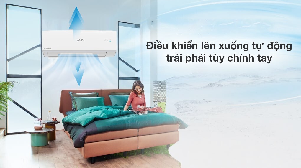 máy lạnh aqua inverter 1.5 hp aqa-ruv13rb2