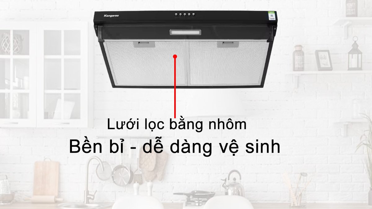 máy hút mùi âm tủ kangaroo kg70cb