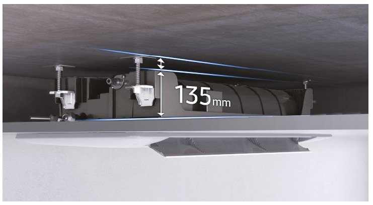 máy lạnh âm trần 1 hướng thổi samsung inverter 2.0 hp ac052tn1dkc/ea