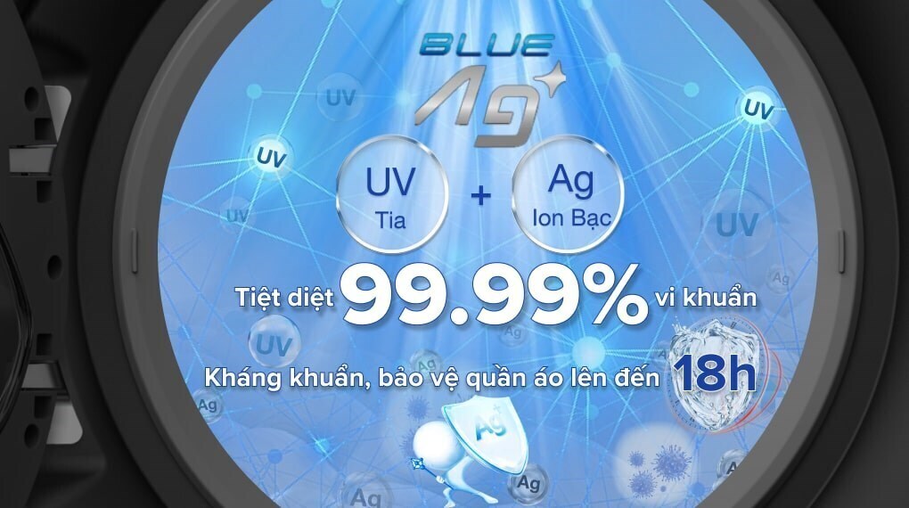 máy giặt panasonic inverter giặt 10 kg - sấy 6 kg na-s106fr1pv