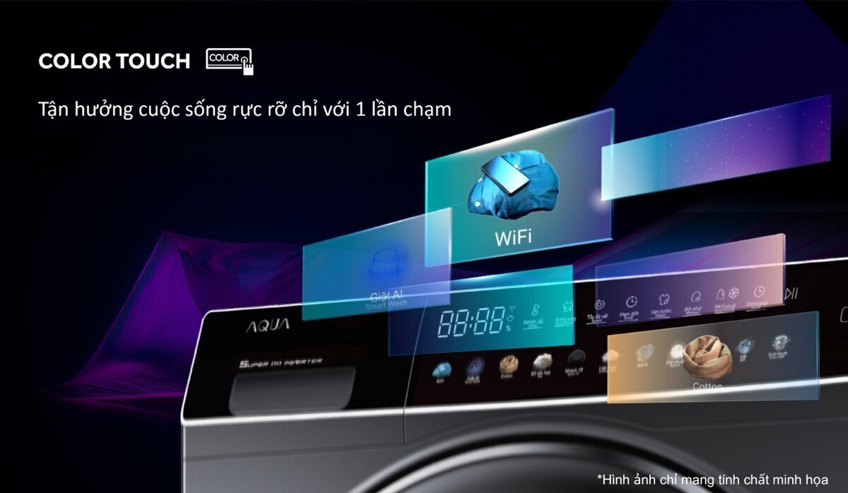 máy giặt aqua inverter 10 kg aqd-ddw1000j.bk