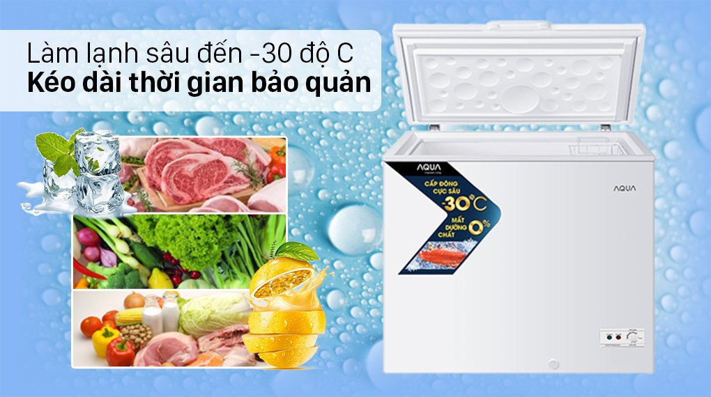 tủ đông aqua 203 lít aqf-c3001s