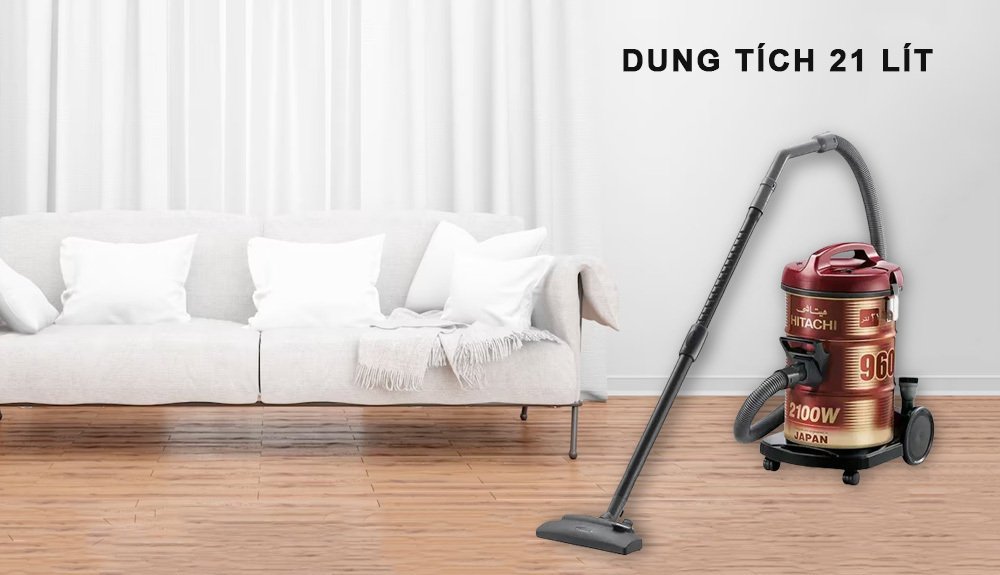 máy hút bụi hitachi cv-960f 24cv(wr) 2100w