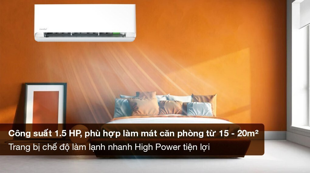 máy lạnh comfee inverter 1.5 hp cfs-13vcb1