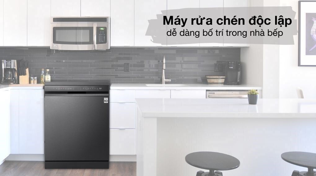 máy rửa bát độc lập lg ldt14bla4