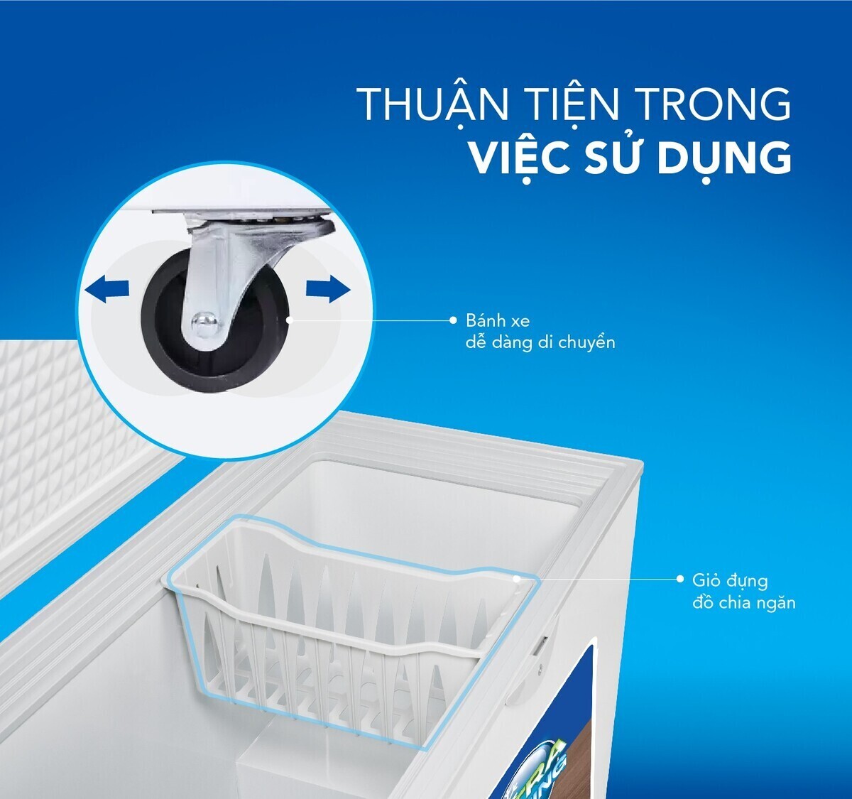tủ đông hòa phát 2 ngăn 2 cánh hpf bn6271