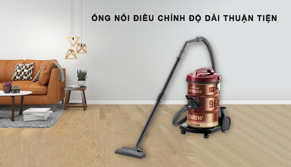 máy hút bụi hitachi cv-960f 24cv(wr) 2100w