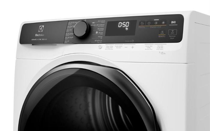 máy sấy bơm nhiệt electrolux ultimatecare 9 kg edh903r7wc
