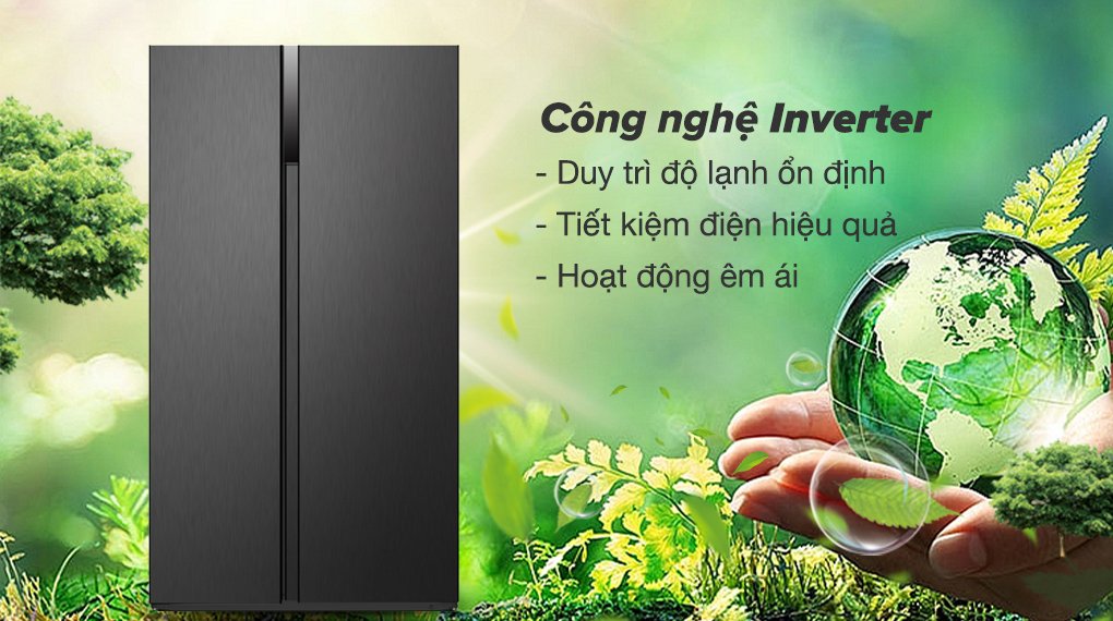 tủ lạnh hitachi inverter 525 lít hrsn9552ddxvn