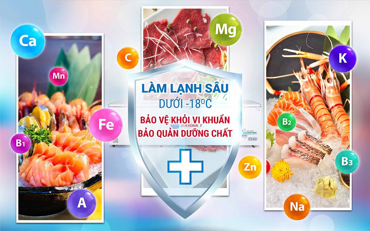 tủ đông sanaky inverter 900 lít vh-1199hy3