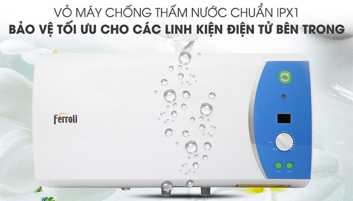 bình máy nước nóng ferroli verdi ae 15l gián tiếp 3 công suất