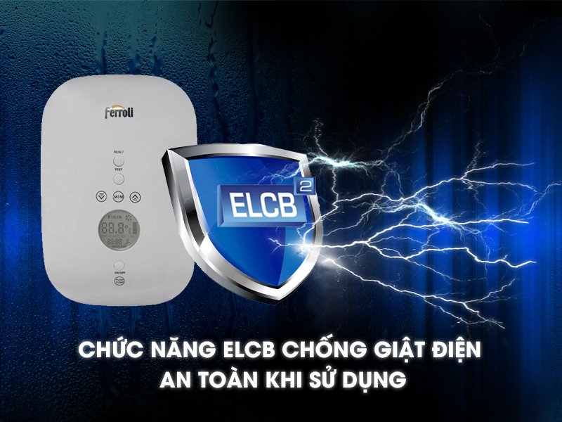 máy nước nóng ferroli divo sdp 4.5kw bạc