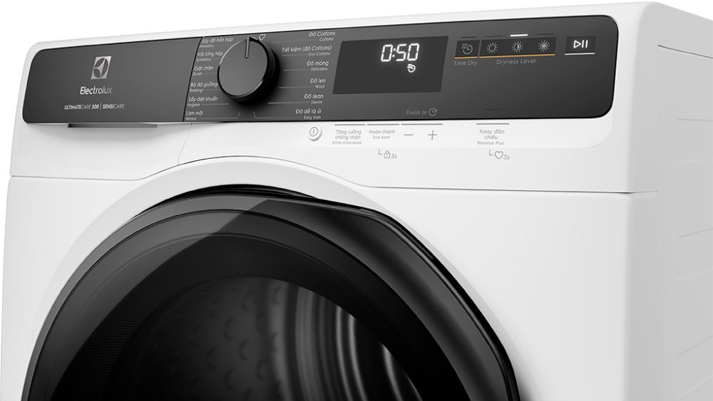 máy sấy bơm nhiệt electrolux 8 kg edh803j5wc