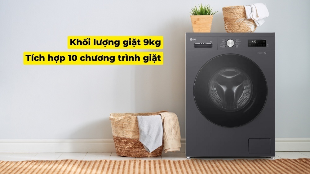 máy giặt lg inverter 9 kg fb1209s5m