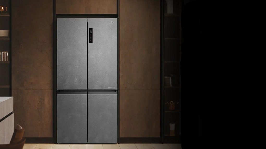 tủ lạnh aqua inverter 660 lít multi door aqr-m727xa(gs)u1