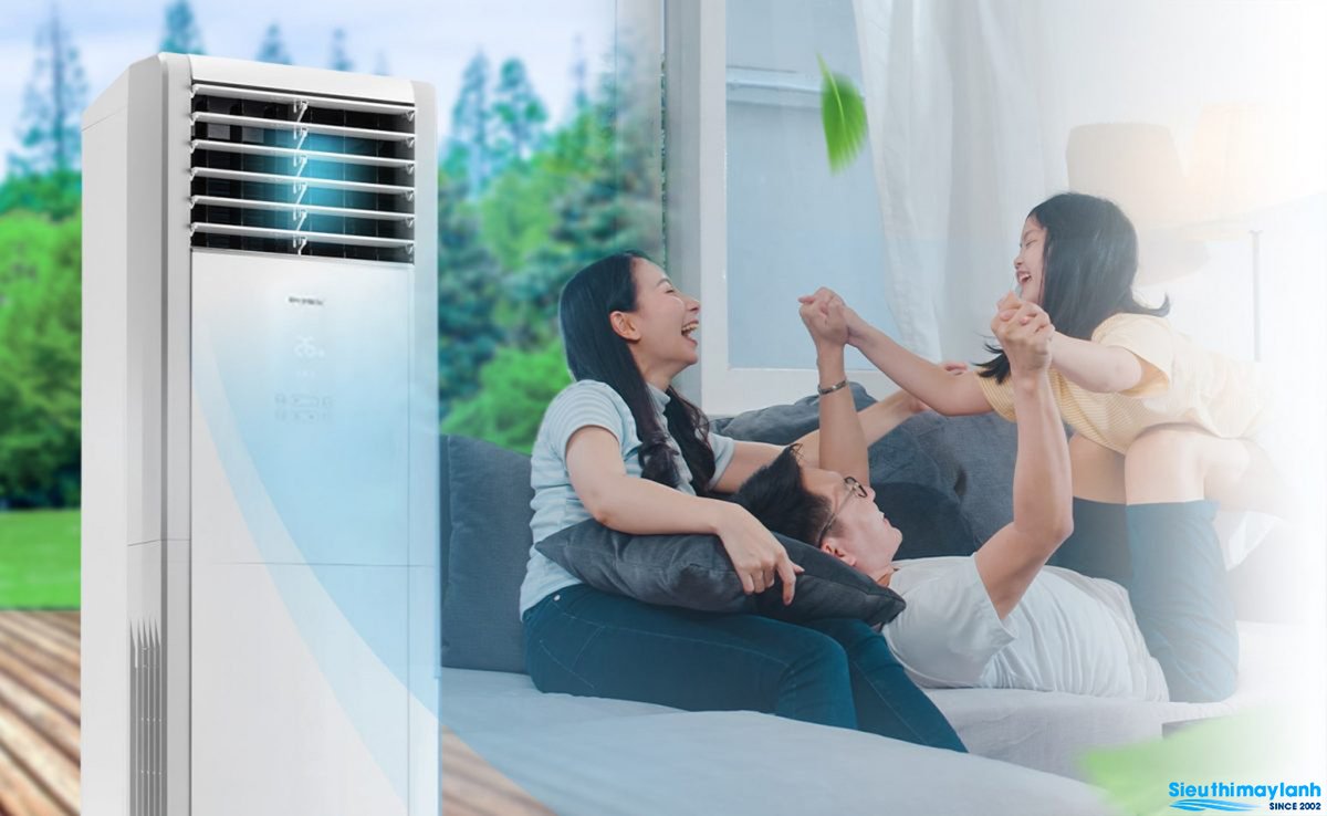 máy lạnh tủ đứng gree 2.5 hp gvc24am-k6nnc7b