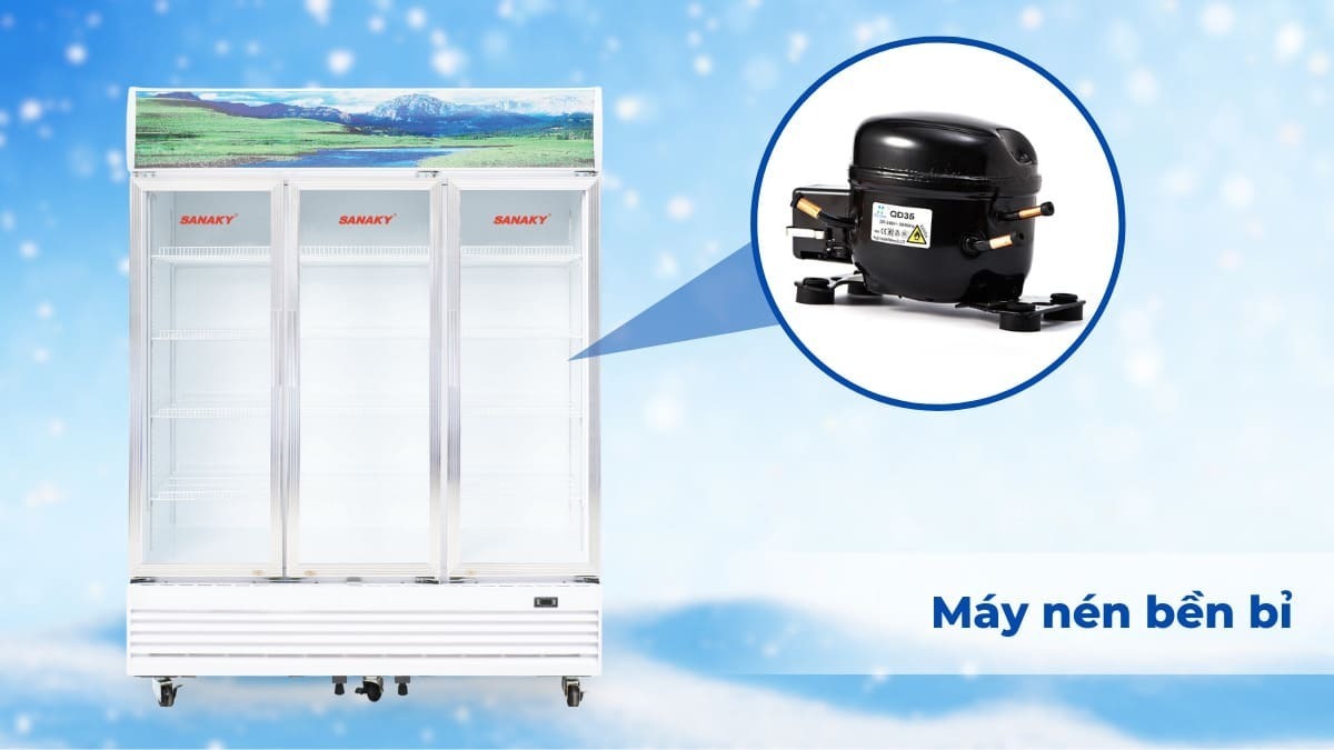 tủ mát sanaky inverter 1400 lít vh-1520hp3