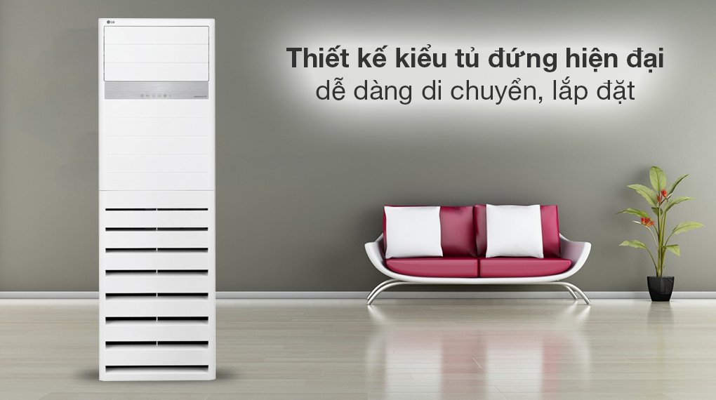 máy lạnh tủ đứng lg inverter 4 hp zpnq36gr5a0