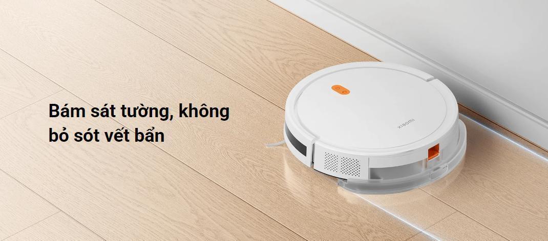 robot hút bụi lau nhà xiaomi vacuum e5 màu trắng