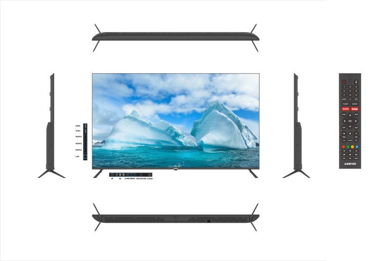 smart tivi asanzo 65 inch 65e6