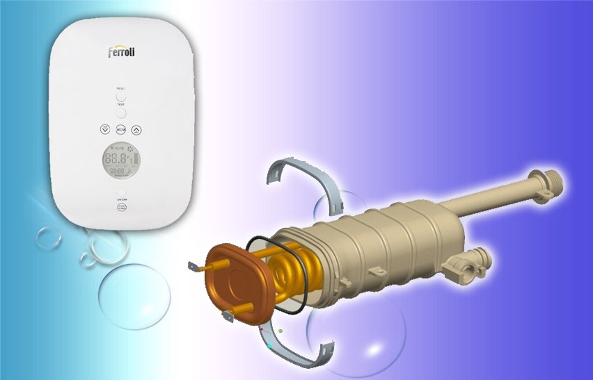 máy nước nóng ferroli divo sdp 4.5kw bạc