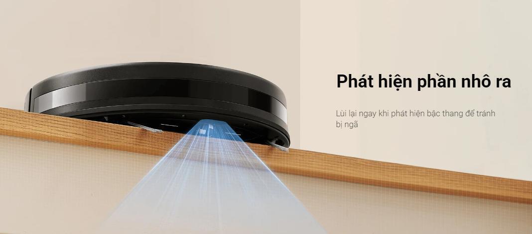 robot hút bụi lau nhà xiaomi vacuum e5 màu trắng