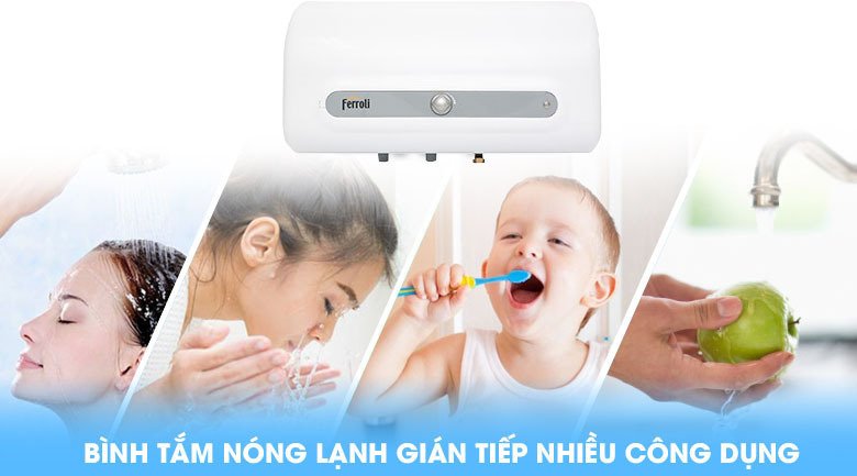 bình nóng lạnh ferroli qqme 20 lít
