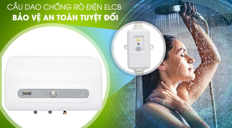 bình nóng lạnh ferroli qqme 20 lít