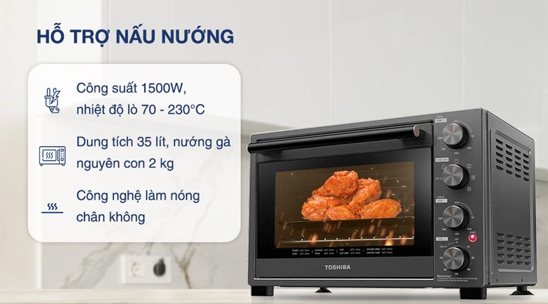 lò nướng toshiba tl-mc35z 35 lít