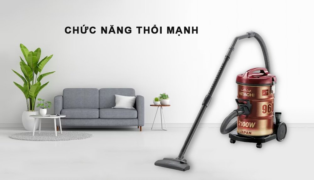 máy hút bụi hitachi cv-960f 24cv(wr) 2100w