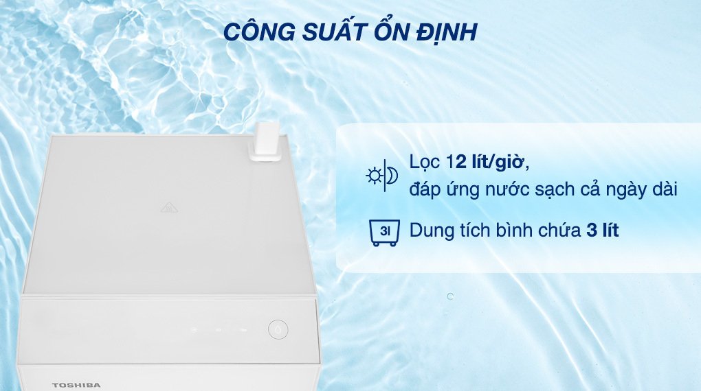 máy lọc nước ro toshiba twp-n2396svn(w) 10 lõi