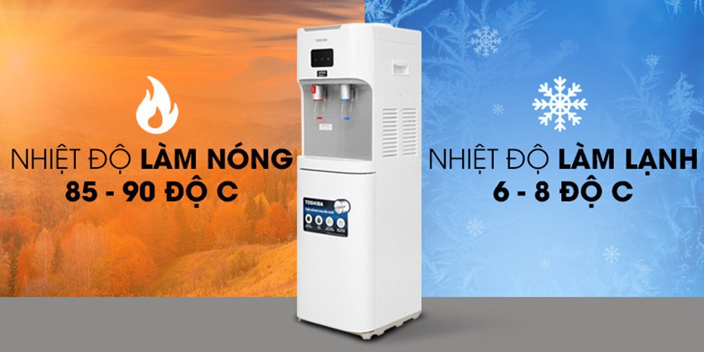 cây nước uống nóng lạnh toshiba rwf-w1669bv (w1)