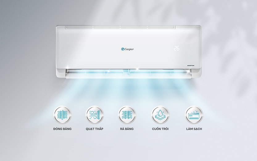 máy lạnh casper inverter 2.5 hp tc-24is36