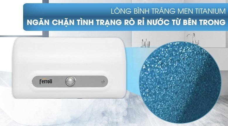 bình nóng lạnh ferroli qqme 20 lít