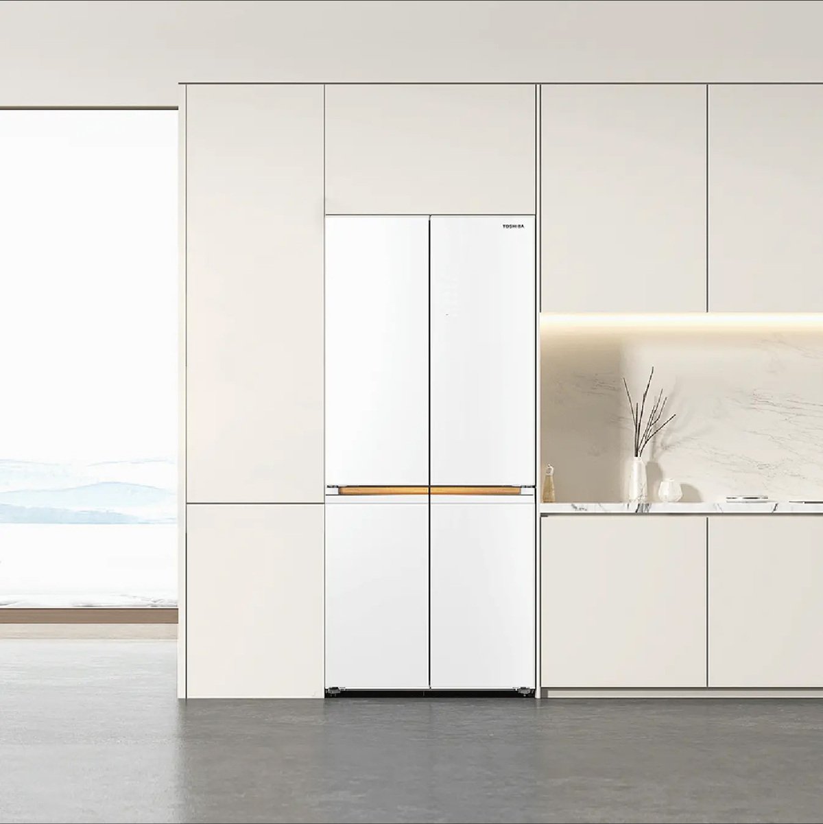 tủ lạnh toshiba inverter 535 lít japandi multi door gr-rf695wi-pgv(67)