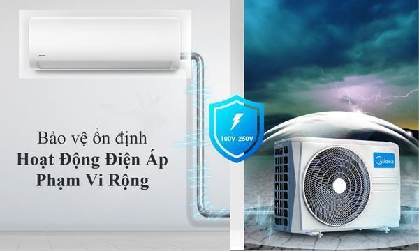 máy lạnh midea inverter 1 hp msaga-10crdn8