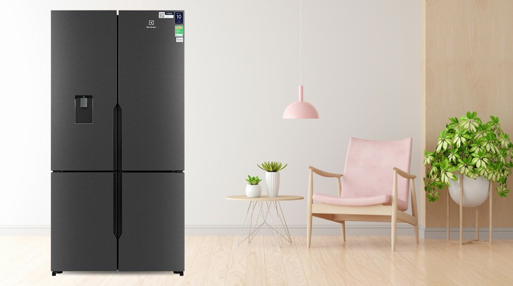 tủ lạnh electrolux inverter 562 lít multi door eqe5660a-b