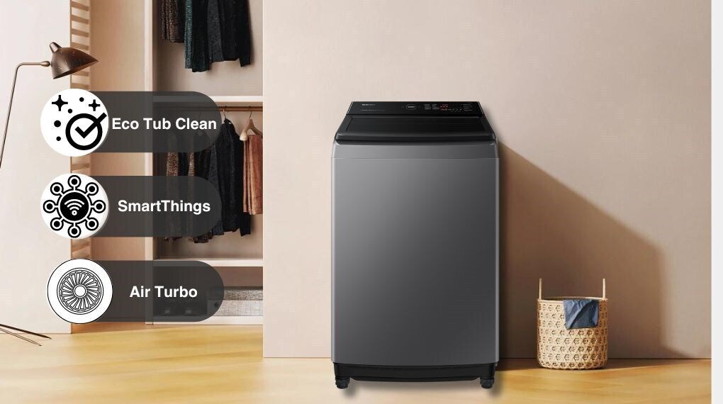 máy giặt samsung ecobubble inverter 17 kg wa17cg6442bdsv