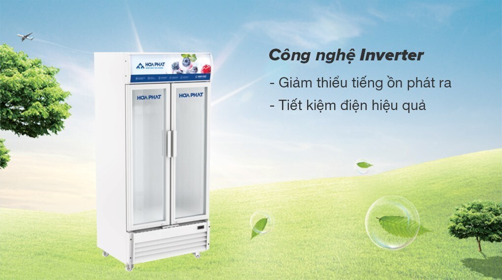 tủ mát hòa phát inverter 526 lít hsr-d8526
