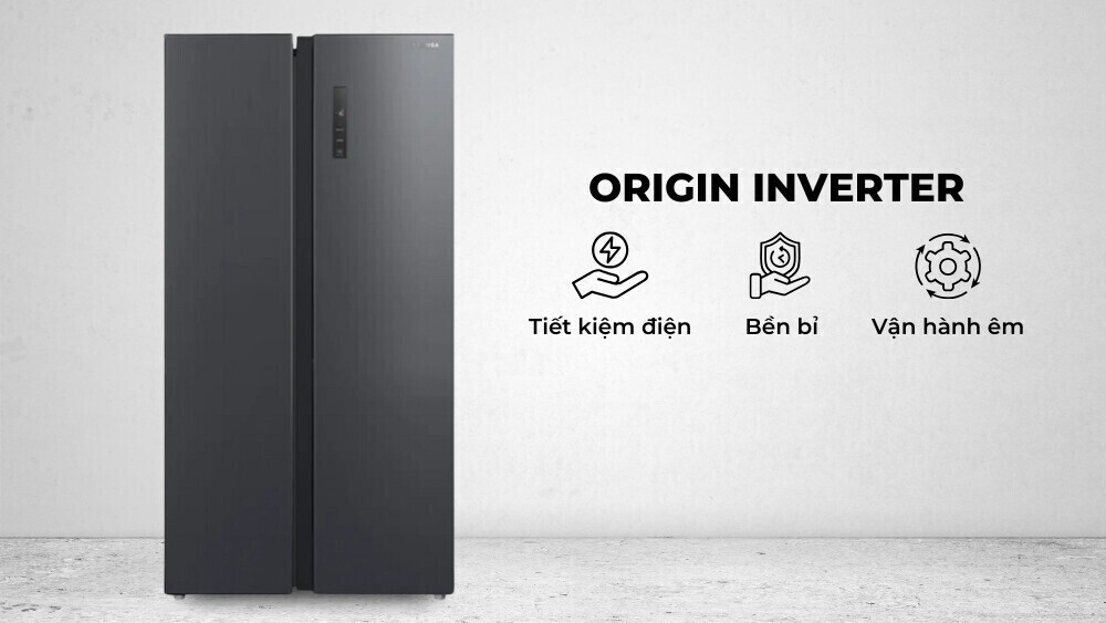 tủ lạnh toshiba inverter 555 lít side by side gr-rs696wi-pmv(60)-ag