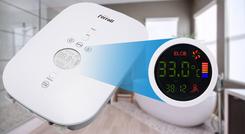 máy nước nóng ferroli divo sdp 4.5kw bạc